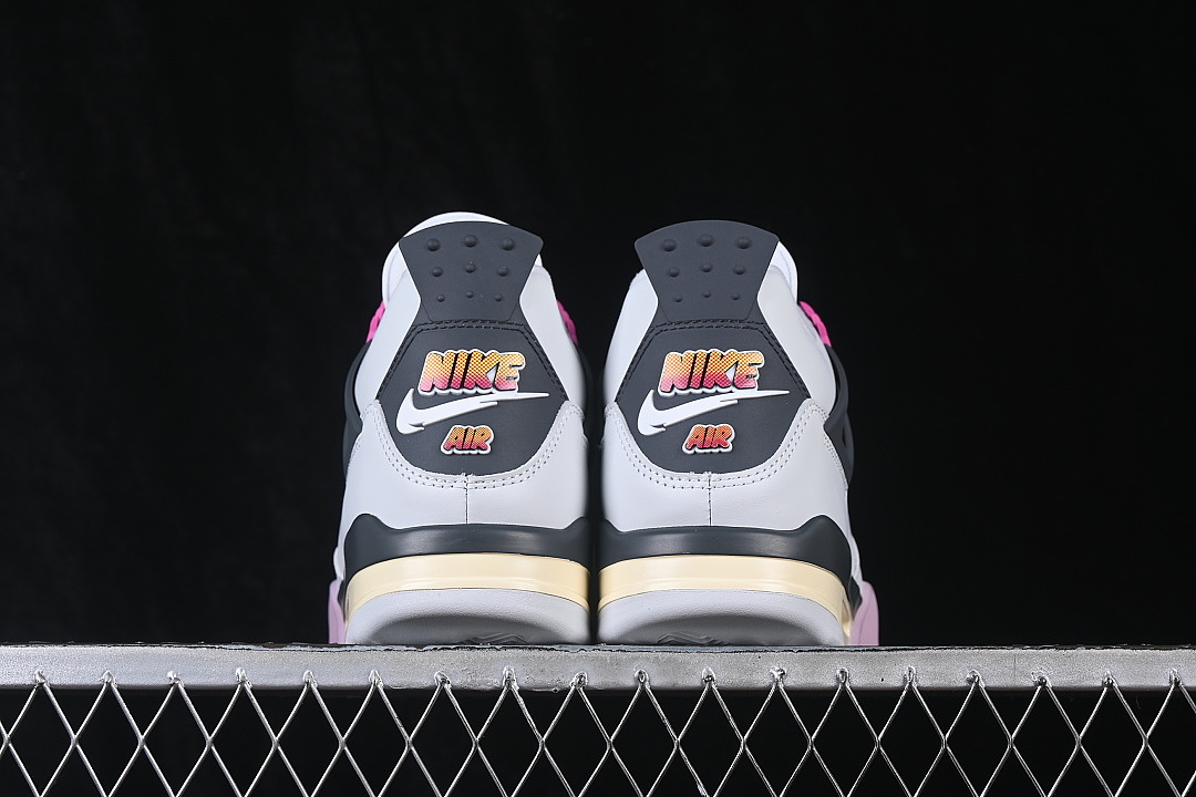 Unbranded [JA1135-100]-[AIR JORDAN 4 RETRO COMIC AJ4 PINK/WHITE/BLACK]-[WOMAN:36-39]-[MAN:40-47.5] - Image 13