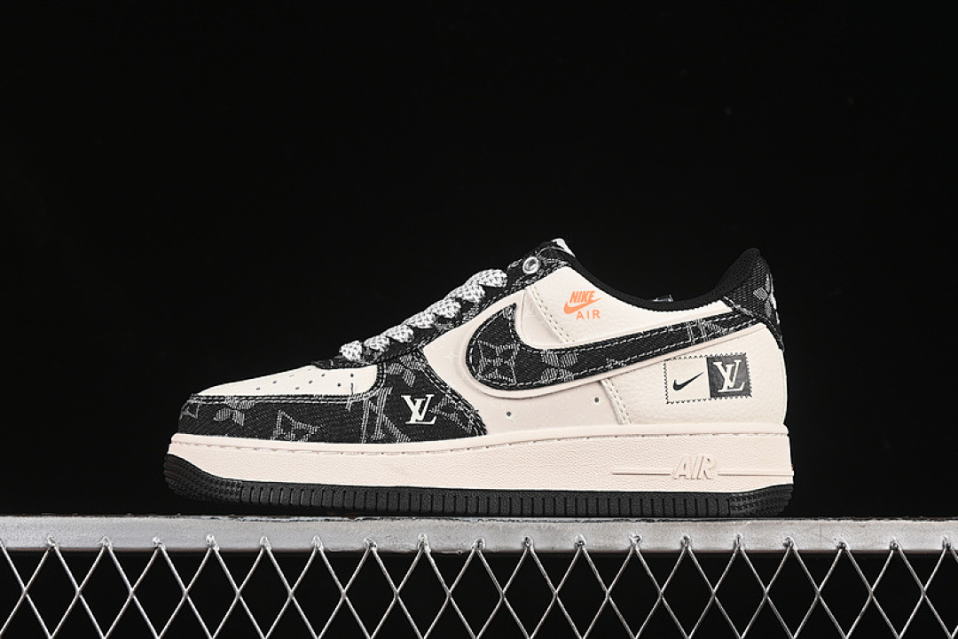 Nike [YX5066-353]-[AIR FORCE 1 07 LOW LV WHITE/GREY/BLACK]-[WOMAN:36-39]-[MAN:40-45] - Image 2