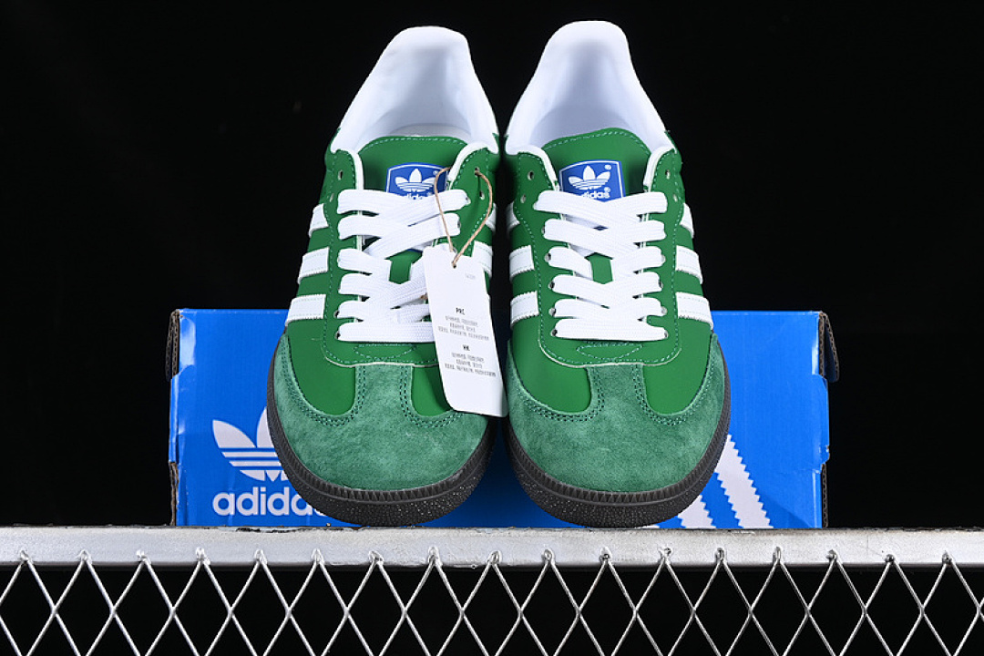 Adidas [IG1024]-[SAMBA VEGAN OG WHITE/BLACK/GREEN]-[WOMAN:36-40] - Image 13