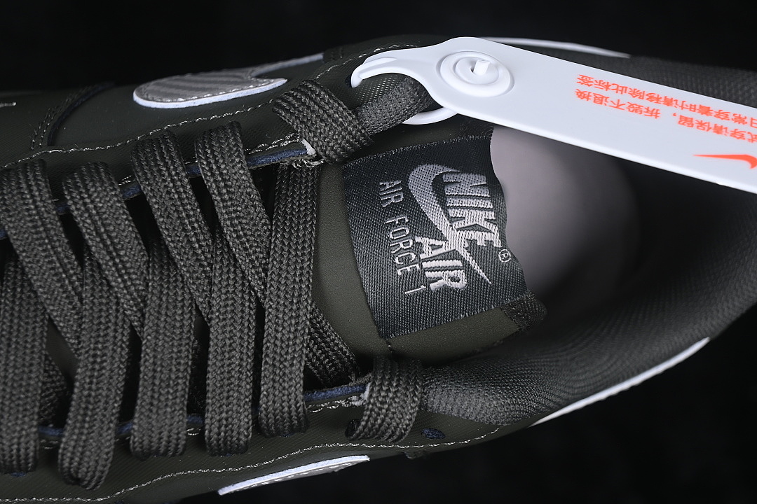 Unbranded [IV5732-001]-[AIR FORCE 1 07 LOW CASUAL SNEAKERS BLACK/GREY]-[WOMAN:36-39]-[MAN:40-46] - Image 8