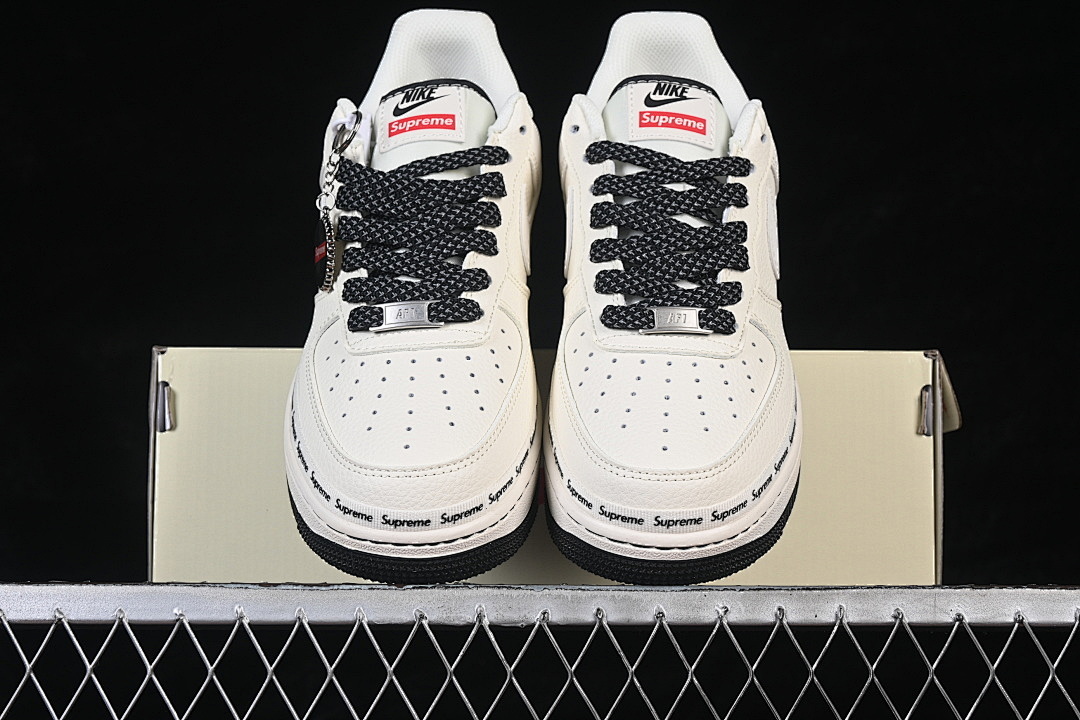 Nike [XX3168-222]-[AIR FORCE 1 07 LOW WHITE/BLACK]-[WOMAN:36-39]-[MAN:40-45] - Image 13