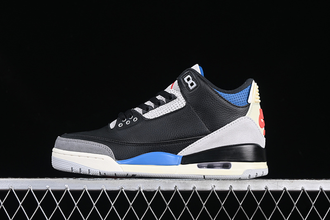 Jordan AIR Jordan 3 OG RARE AIR GREY/BLACK/BLUE/ORANGE · IB8967-004, photo 1