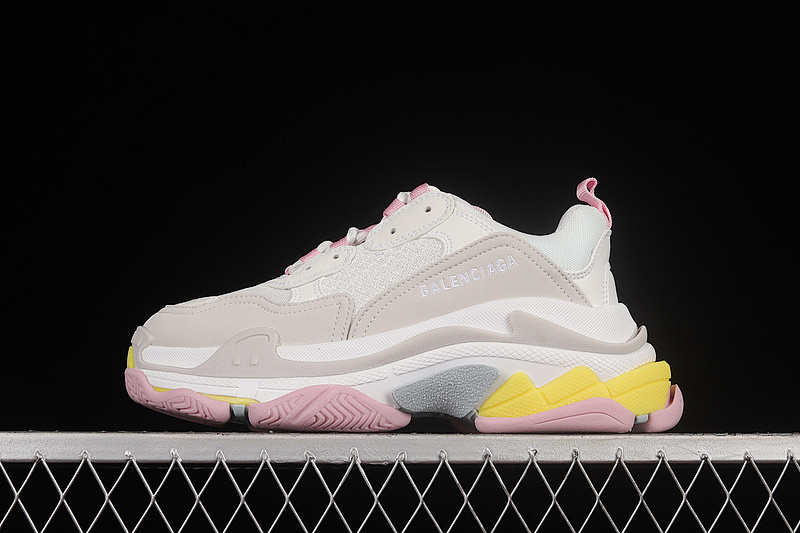 Balenciaga TRIPLE S SNEAKERS WHITE/LIGHT GREY/PINK/YELLOW · W2FW47541, photo 1