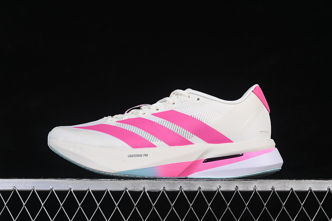 On Running On Running ADIZERO BOSTON 13 LOW-TOP RUNNING SHOES WHITE/PINK · KK1427, photo 1