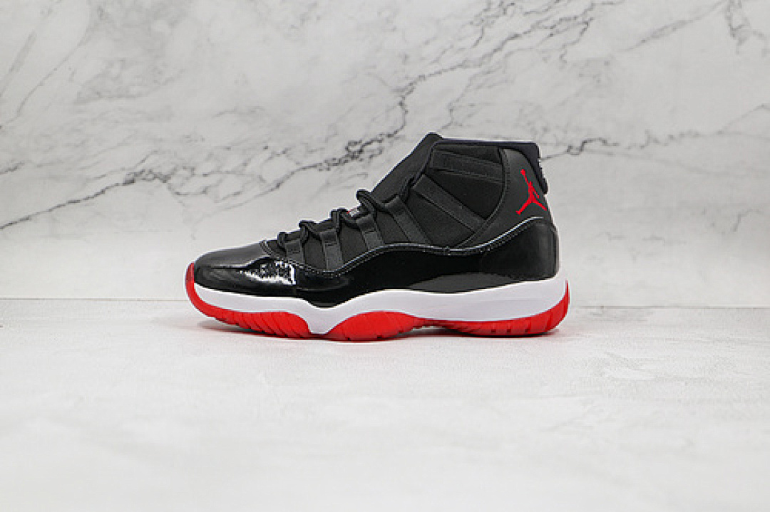 Jordan AIR Jordan 11 RETRO BRED 2019 BLACK/WHITE/VARSITY RED · 378037-061, photo 1
