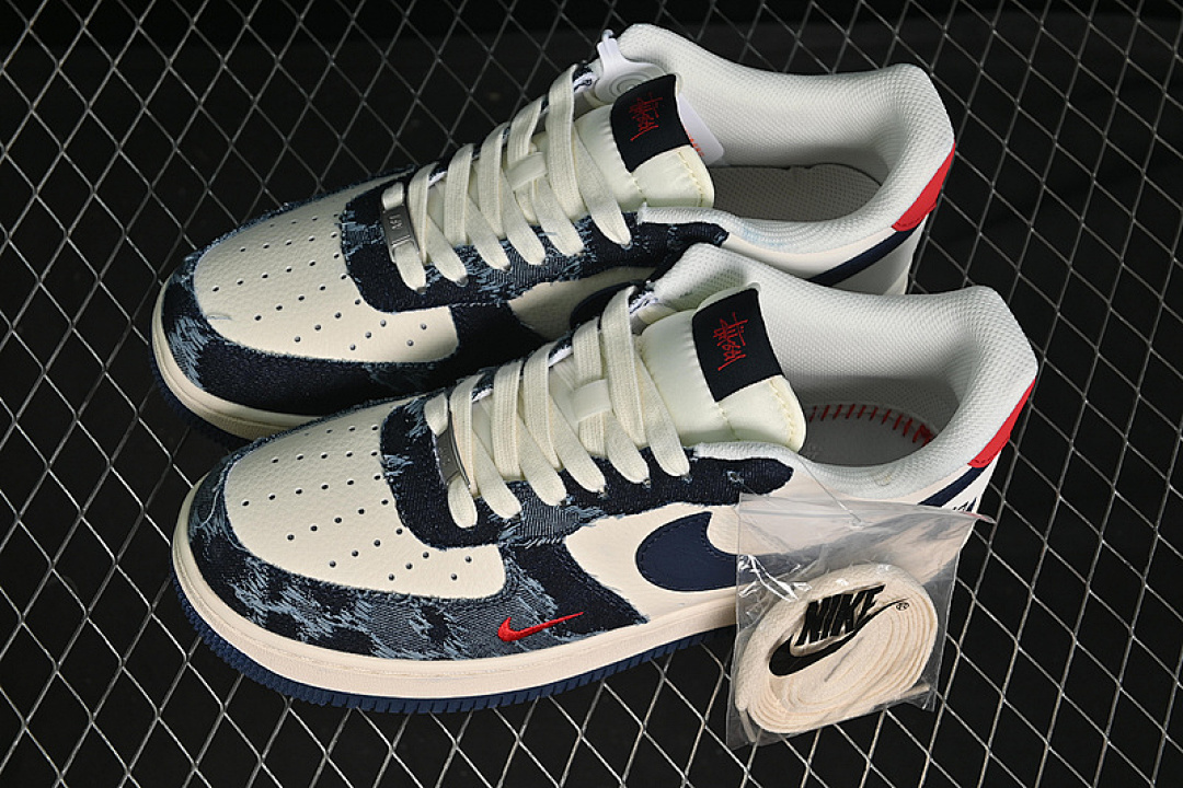Nike [XS1958-579]-[AIR FORCE 1 07 LOW RED/WHITE/BLUE]-[WOMAN:36-39]-[MAN:40-45] - Image 11