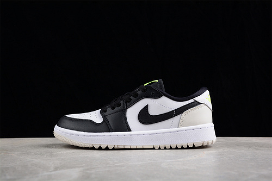 Jordan AIR Jordan 1 LOW GOLF WHITE/BLACK/PHANTOM/VOLT · DD9315-108, photo 1