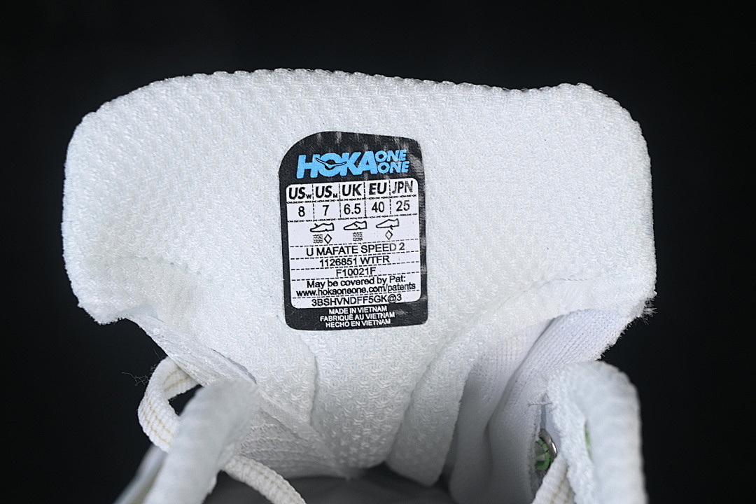 Hoka [1126851-WTFR]-[HOKA ONE RUNNING SHOES WHITE/FRESH CUT GRASS]-[WOMAN:36-39]-[MAN:40-46] - Image 6