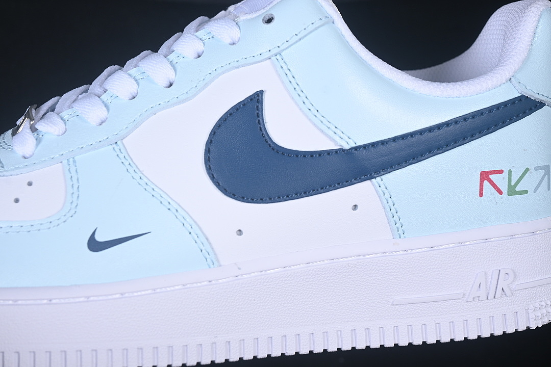 Nike [HV2511-100]-[AIR FORCE 1 07 LOW CASUAL SNEAKERS SKY BLUE/WHITE]-[WOMAN:36-39]-[MAN:40-45] - Image 7