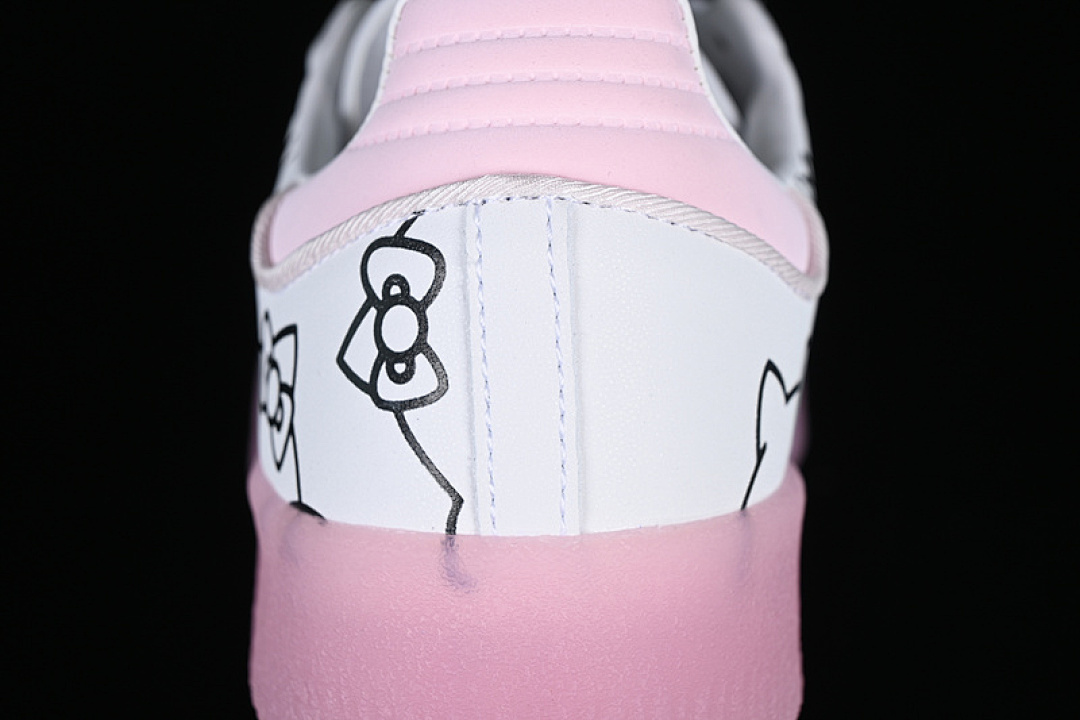 Adidas [IG4450]-[SAMBA VEGAN WHITE/BLACK/PINK]-[WOMAN:36-39]-[MAN:40-45] - Image 7