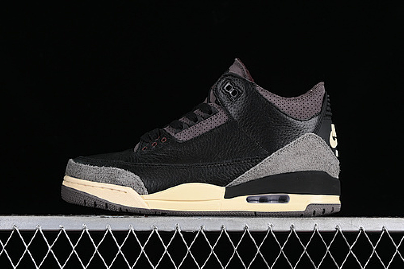 Jordan A MA MANIERE AIR Jordan 3 RETRO BLACK/FLAT PEWTER/VIOLET ORE · FZ4811-001, photo 1