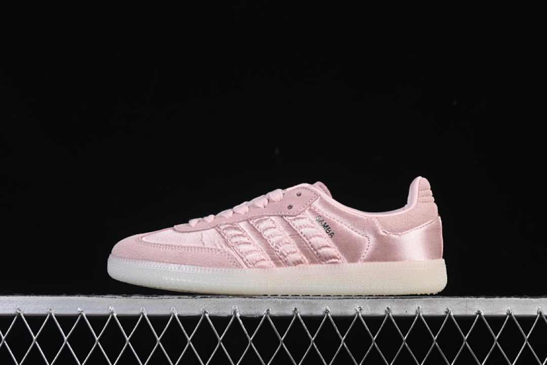 Adidas [HQ5158]-[SAMBA CLOVER CASUAL BOARD SHOES LIGHT PINK/BEIGE]-[WOMAN:35-39]-[MAN:40-45], photo 1