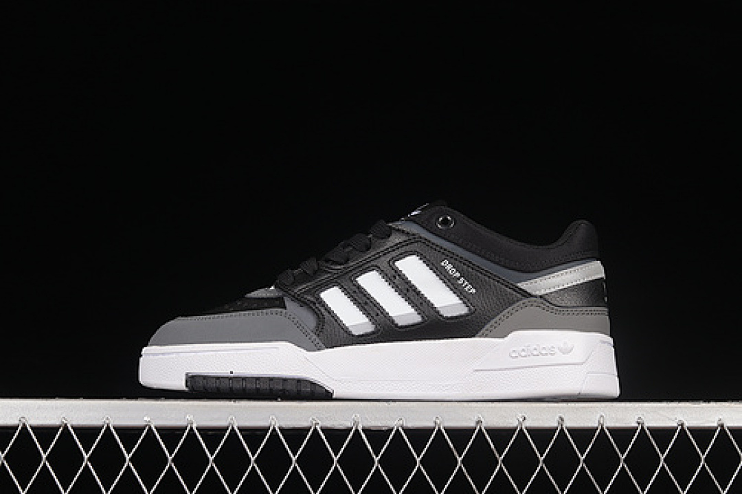 DROP STEP LOW BLACK/DARK GREY/WHITE · GW9733, photo 1