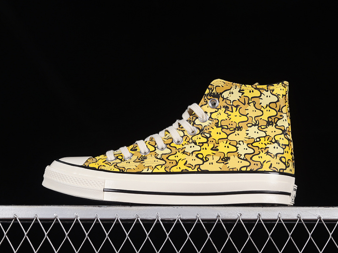 Converse [162054C]-[PEANUTS X CHUCK TAYLOR ALL-STAR 70S HIGH YELLOW/BLACK/WHITE]-[UNSIEX:35-44], photo 1
