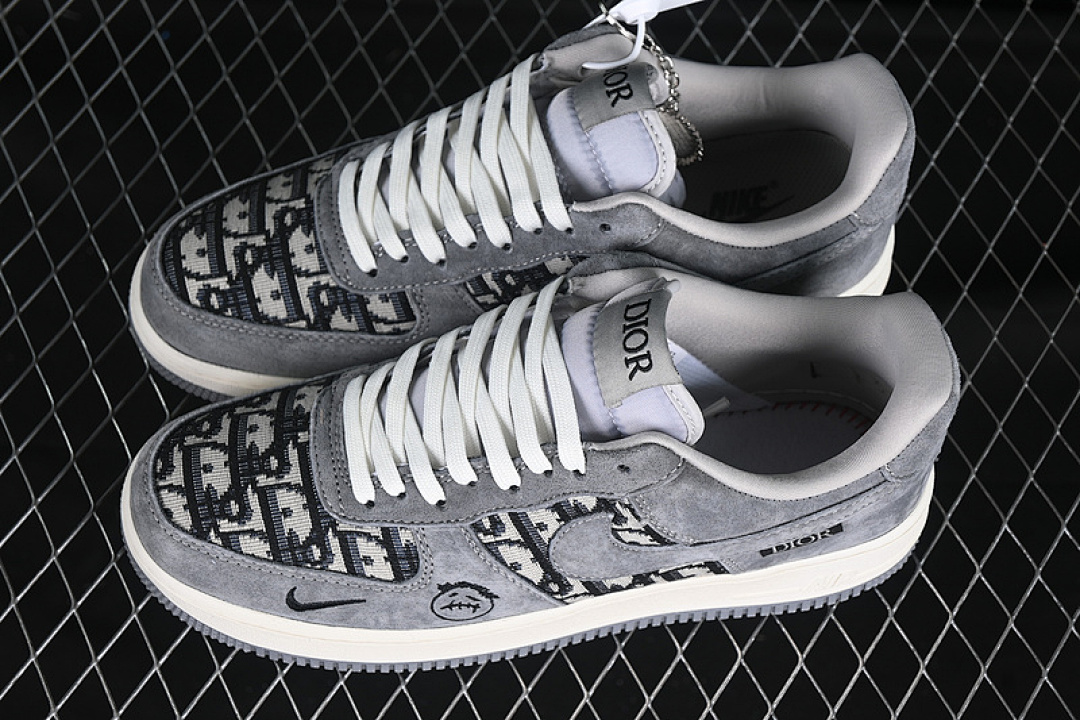 Nike [KK1988-056]-[AIR FORCE 1 07 LOW WHITE/GREY/BLACK]-[WOMAN:36-39]-[MAN:40-45] - Image 11