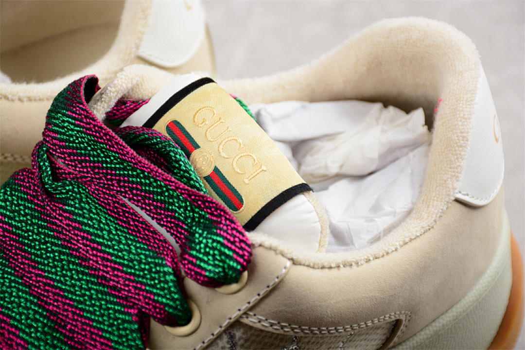 Gucci [GU*CCI SCREENER DIRTY SHOES BEIGE/RED/GREEN/BROWN]-[WOMAN:35-40] - Image 7