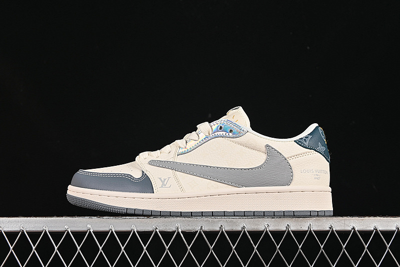 Jordan TRAVIS SCOTT X FRAGMENT DESIGN AIR Jordan 1 LOW OG SP WHITE/GREY · XS7089-615, photo 1