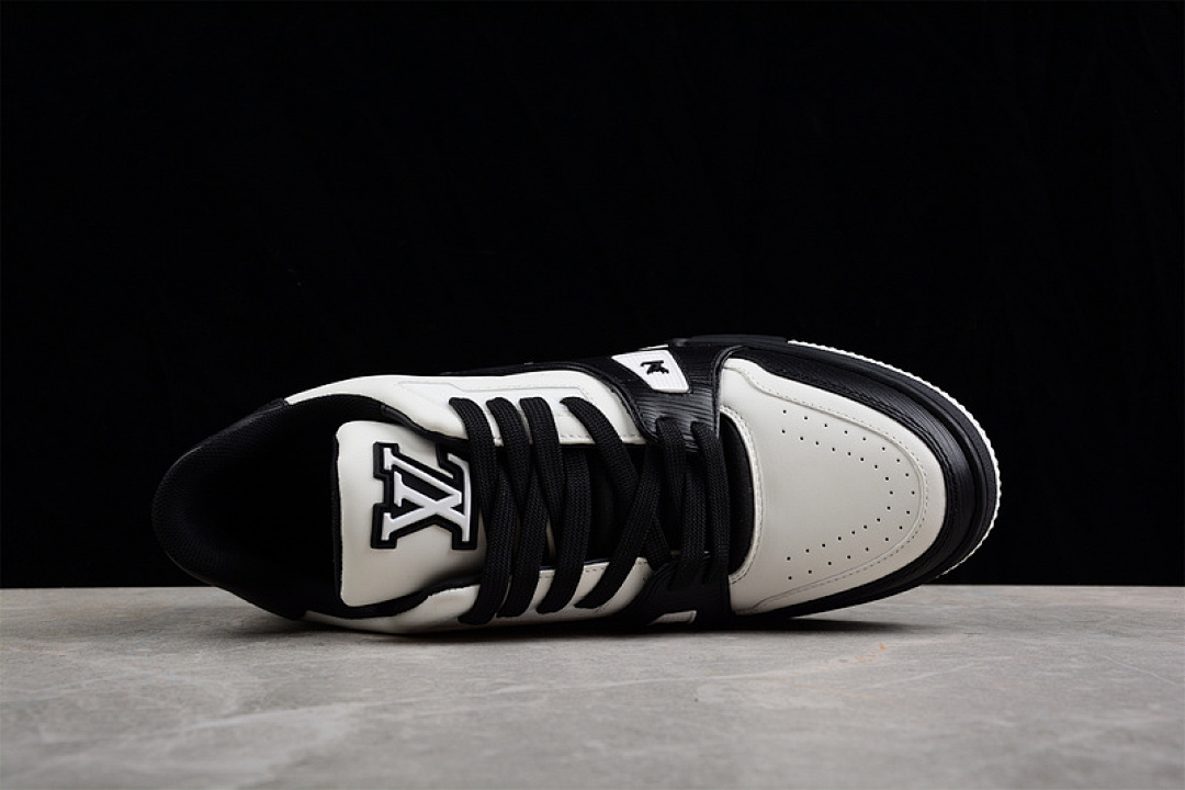 Louis Vuitton [L*V LOW TRAINER SNEAKERS BLACK/WHITE/BLACK]-[MAN:38-45] - Image 14
