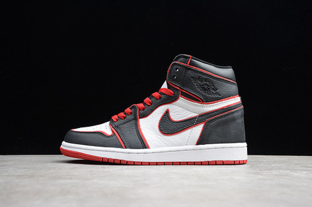 Jordan AIR Jordan 1 HIGH OG BLACK/GYM RED-WHITE · 555088-062, photo 1