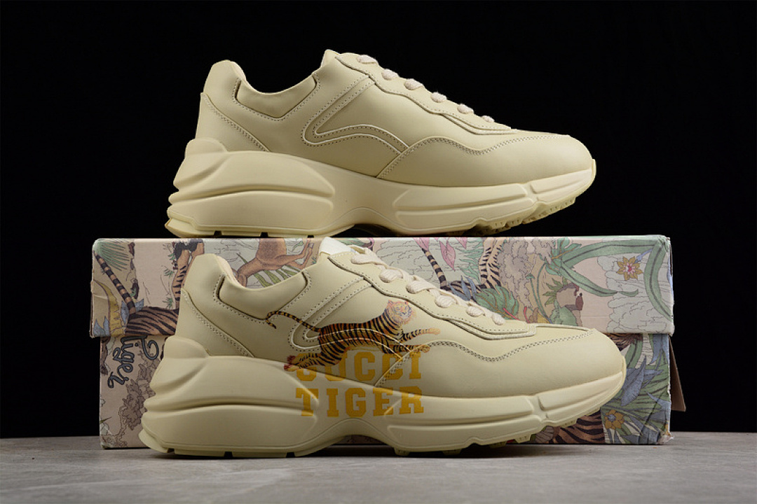 On Running [GU*CCI RHYTON VINTAGE TRAINER SNEAKER BEIGE/BEIGE/TIGER]-[WOMAN:35-39]-[MAN:40-44] - Image 16