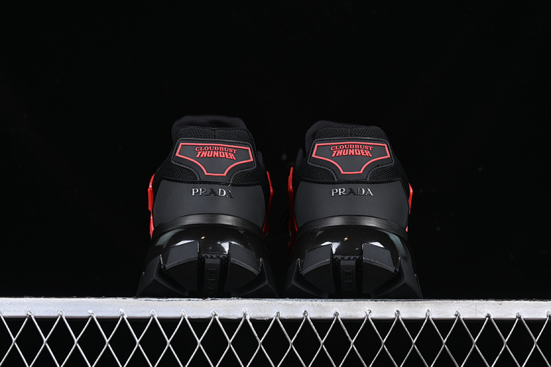Prada [2EG293]-[PRADA CLOUDBUST AIR THUNDER BLACK/ORANGE]-[MAN:40-46] - Image 15