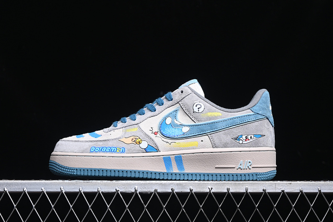 Nike Nike AIR FORCE 1 07 LOW TIME MACHINE WHITE/GREY/BLUE · ZB2112-666, photo 1