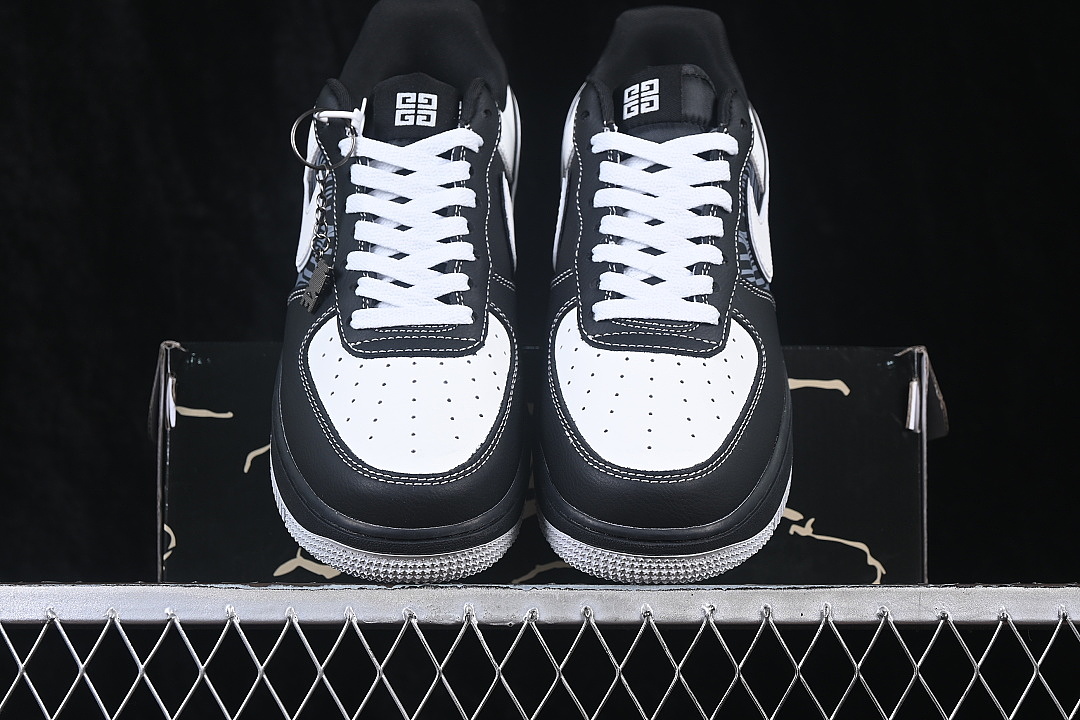 Nike [RJ1988-004]-[AIR FORCE 1 07 LOW CASUAL SNEAKERS BLACK/WHITE]-[WOMAN:36-39]-[MAN:40-45] - Image 12