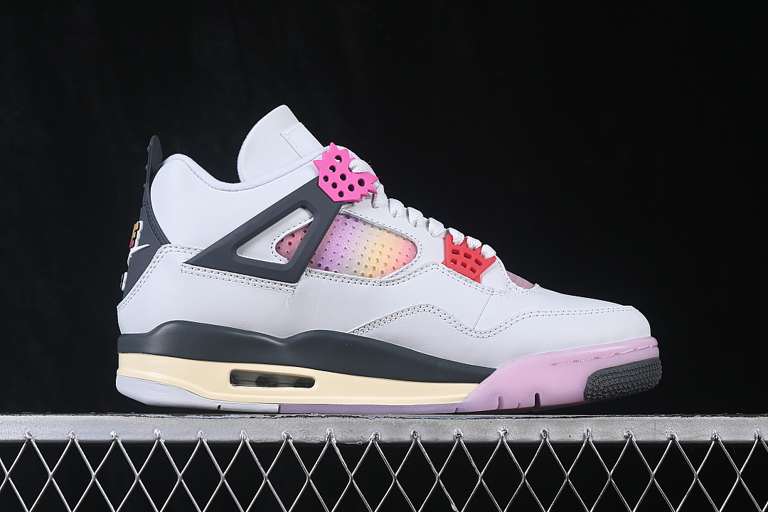 Unbranded [JA1135-100]-[AIR JORDAN 4 RETRO COMIC AJ4 PINK/WHITE/BLACK]-[WOMAN:36-39]-[MAN:40-47.5] - Image 15