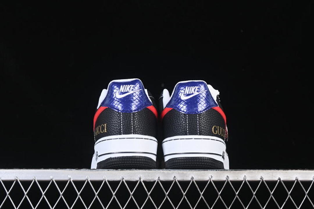 Nike [AH8462-001]-[AIR FORCE 1 07 LOW WHITE/BLACK/RED/BLUE]-[WOMAN:36-39]-[MAN:40-45] - Image 14