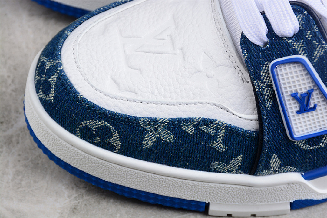 Louis Vuitton [L*V TRAINER SNEAKERS DARK BLUE/WHITE/DARK BLUE]-[MAN:38-45] - Image 9
