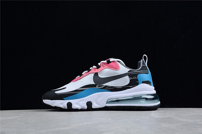 Nike AIR MAX 270 REACT BLUE/BLACK/WHITE/PINK · CI3866-100, photo 1