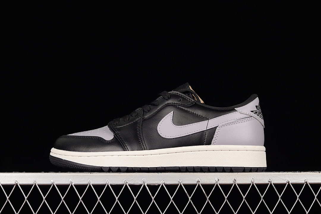 Jordan [DD9315-001]-[AIR JORDAN 1 LOW GOLF SHADOW BLACK/SAIL/MEDIUM GREY]-[WOMAN:36-39]-[MAN:40-46], photo 1