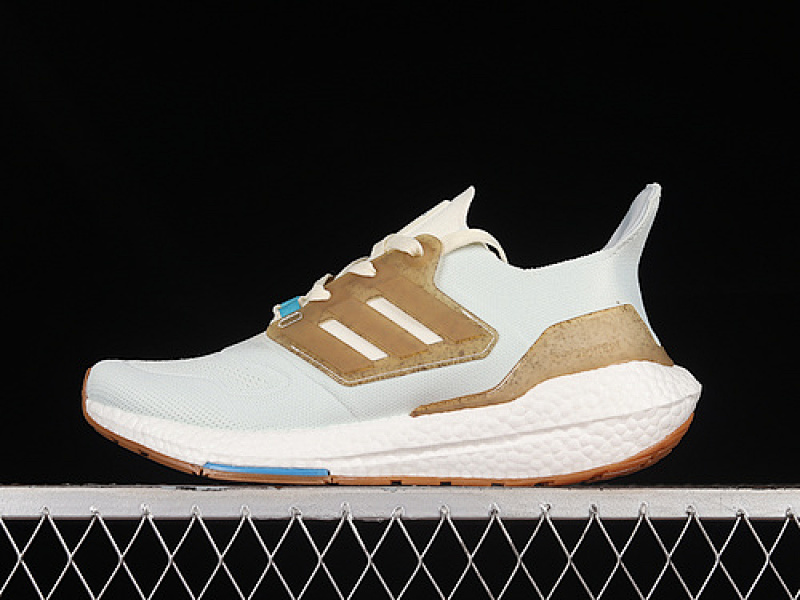 ULTRABOOST 22 MADE WITH NATURE LINEN GREEN/ECRU TINT/PULSE BLUE · GX9141, photo 1