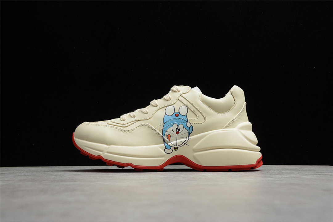 On Running On Running GU*CCI RHYTON VINTAGE TRAINER SNEAKERS BEIGE/BLUE/RED · 528892-DRW00-9522, photo 1