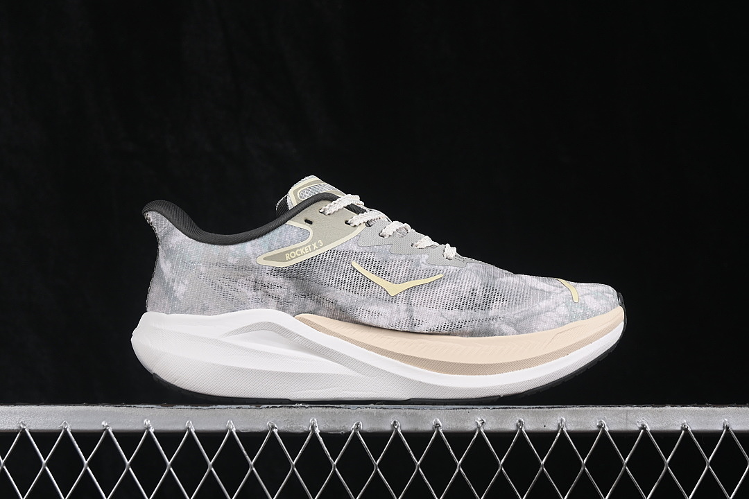 Hoka [1180830 SQW]-[ROCKET X 3 RACING RUNNING SHOES LIGHT GRAY/WHITE]-[WOMAN:36-39]-[MAN:40-45] - Image 15