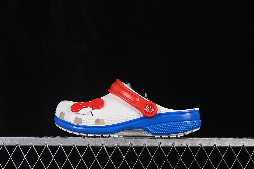Crocs [CASUAL SLIP-ON SHOES WHITE/RED/BLUE]-[WOMAN:36-39]-[MAN:40-46] - Image 2