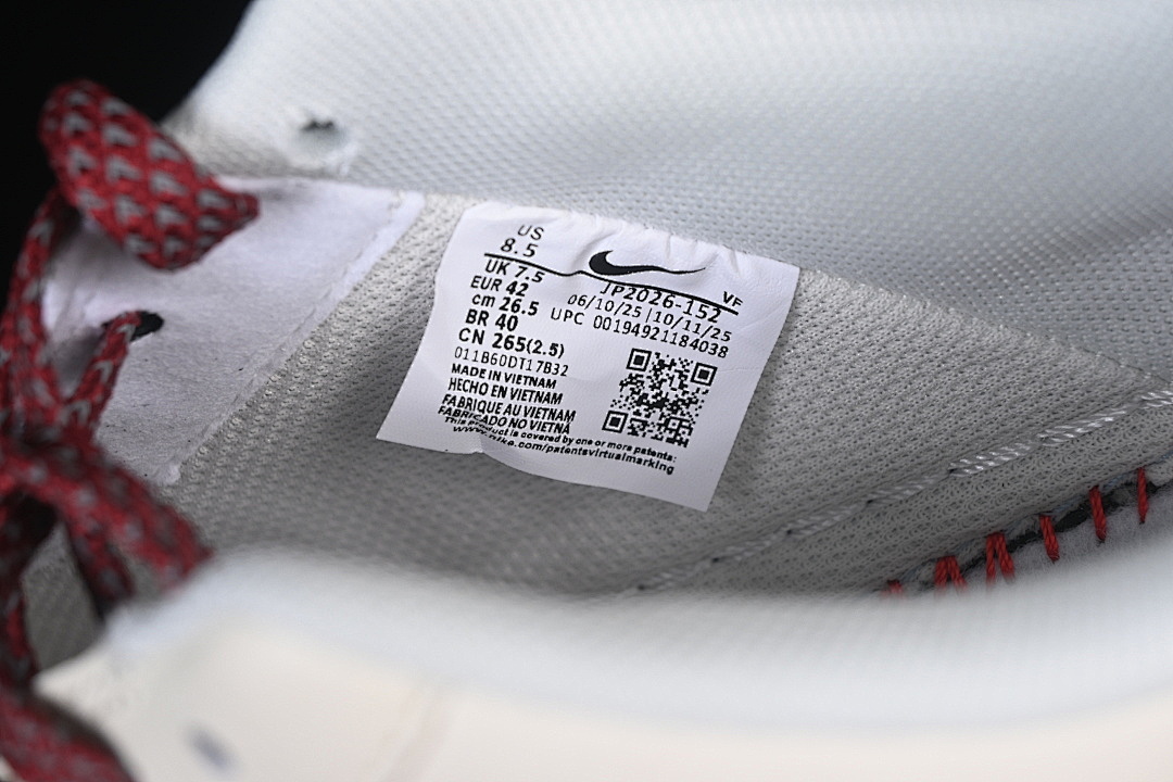 Nike [JP2026-152]-[AIR FORCE 1 07 LOW WHITE/BLACK/YELLOW/WINE RED]-[WOMAN:36-39]-[MAN:40-45] - Image 6