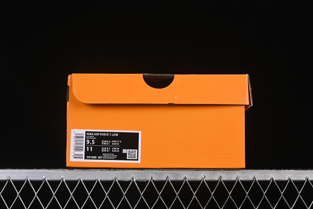 Nike [DX1888-097]-[AIR FORCE 1 07 LOW CASUAL SNEAKERS BLACK/WHITE]-[WOMAN:36-39]-[MAN:40-45] - Image 11