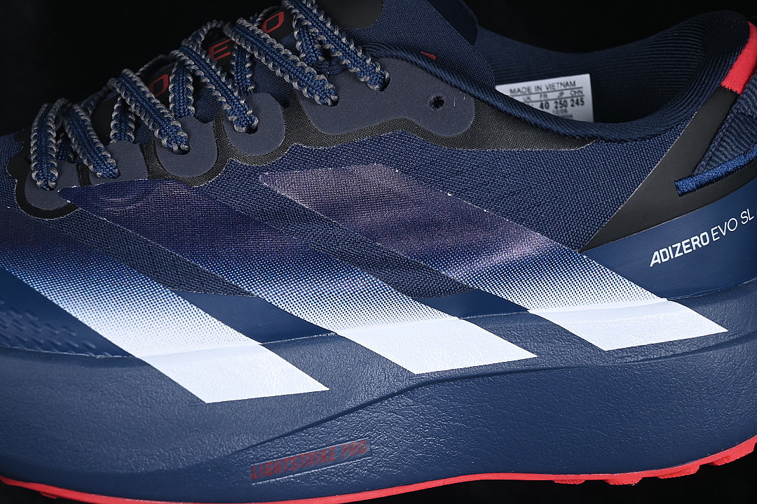 Adidas [KK0356]-[ADIZERO EVO SL COMPRESSION RUNNING SHOES NAVY BLUE]-[WOMAN:36-39]-[MAN:40-45] - Image 8