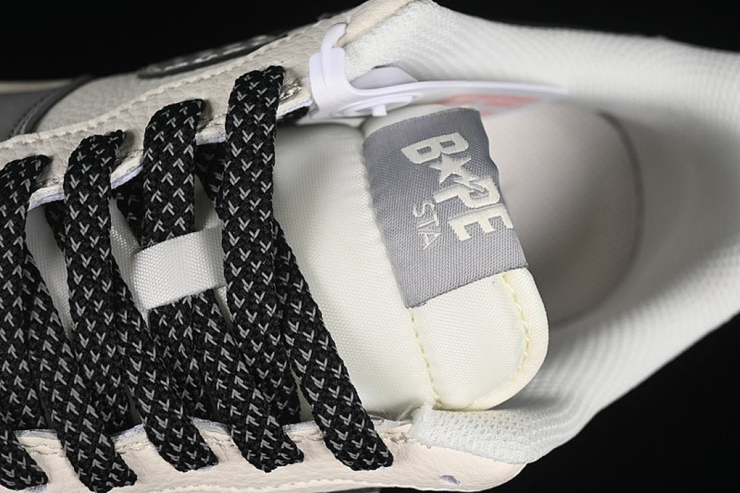 Nike [XS1958-571]-[AIR FORCE 1 07 LOW BAPE GREY/BLACK/WHITE]-[WOMAN:36-39]-[MAN:40-45] - Image 9