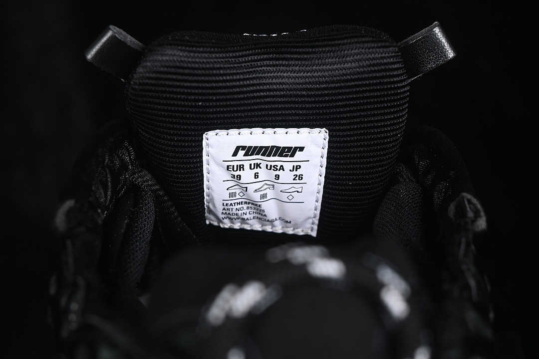 Balenciaga [WRNLD1000]-[BALENCIAGA RUNNER LED RETRO CASUAL SHOES BLACK/INKINESS]-[WOMAN:35-39]-[MAN:40-46] - Image 6