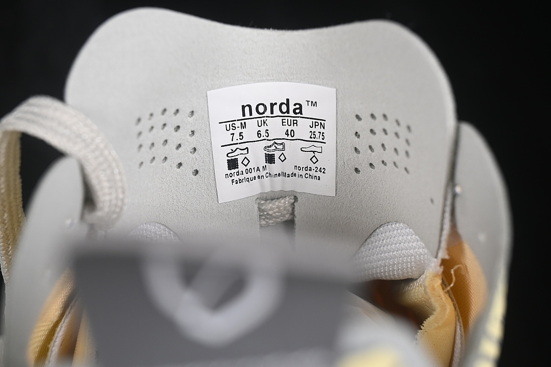 Norda [001 DYNEEMA COMFORTABLE ANTI SLIP CASUAL RUNNING SHOES YELLOW/BLACK]-[WOMAN:36-39]-[MAN:40-45] - Image 6