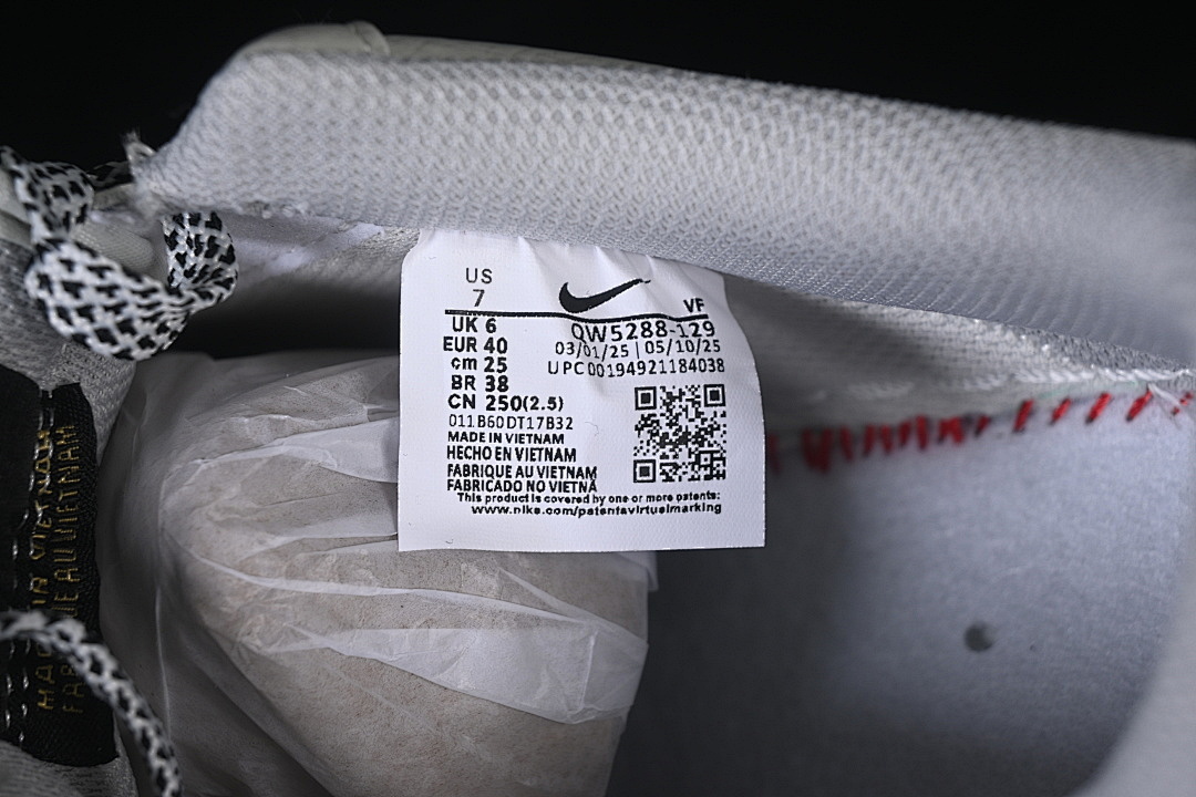 Nike [QW5288-129]-[AIR FORCE 1 07 LOW CASUAL SNEAKERS WHITE/GREY/BLACK]-[WOMAN:36-39]-[MAN:40-45] - Image 6