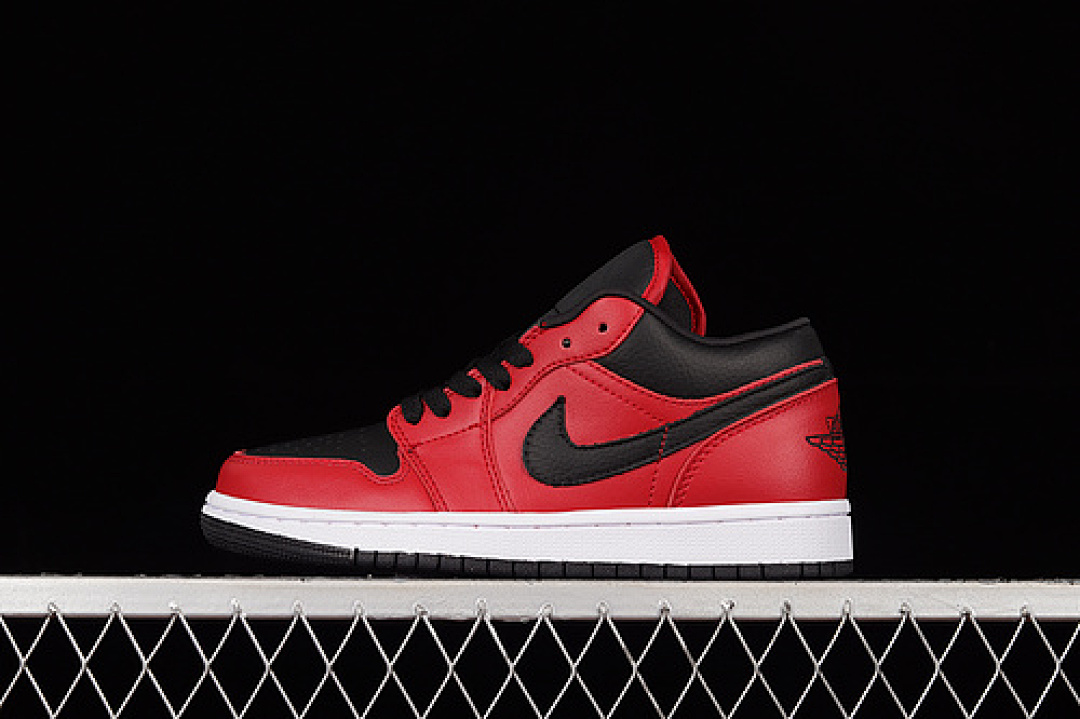 Jordan [553560-605]-[AIR JORDAN 1 LOW GS REVERSE BRED GYM RED/WHITE/BLACK]-[UNSIEX:35.5-47.5], photo 1