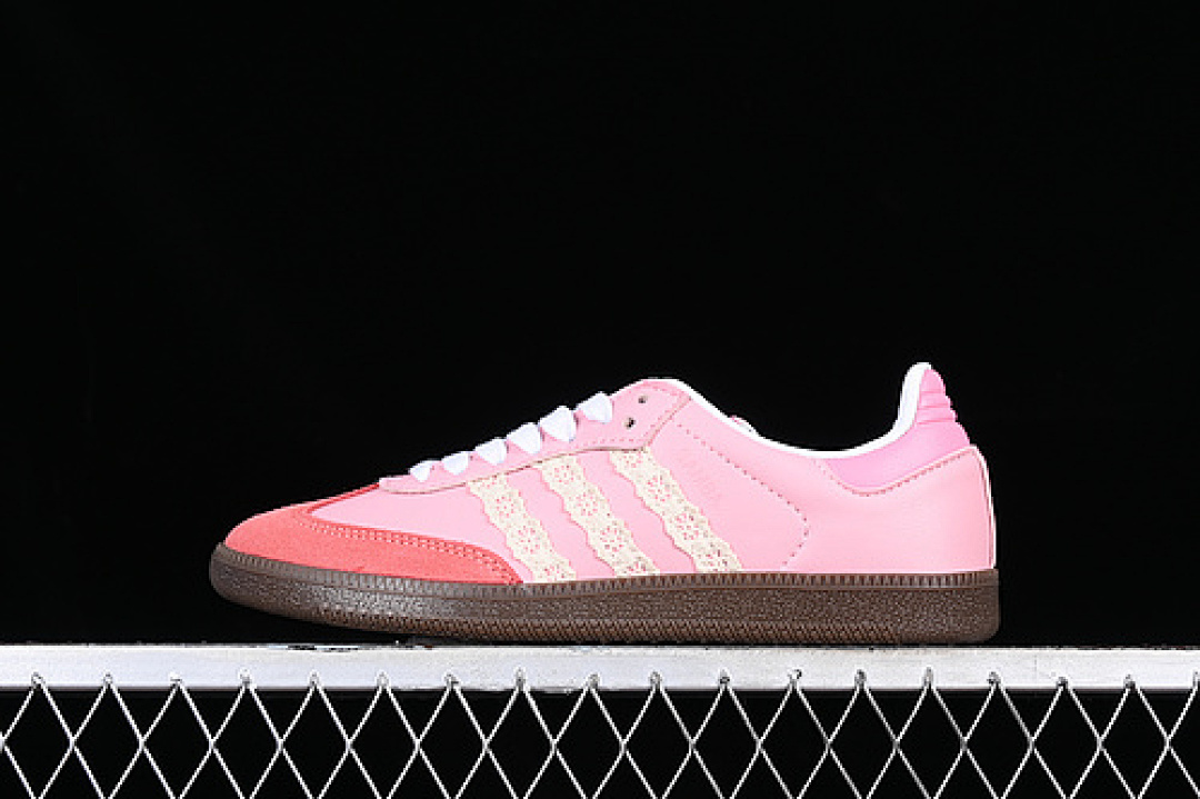 Adidas [B75809]-[ADIDAS SAMBA VEGAN WHITE/BROWN/PINK]-[WOMAN:35-40] - Image 2
