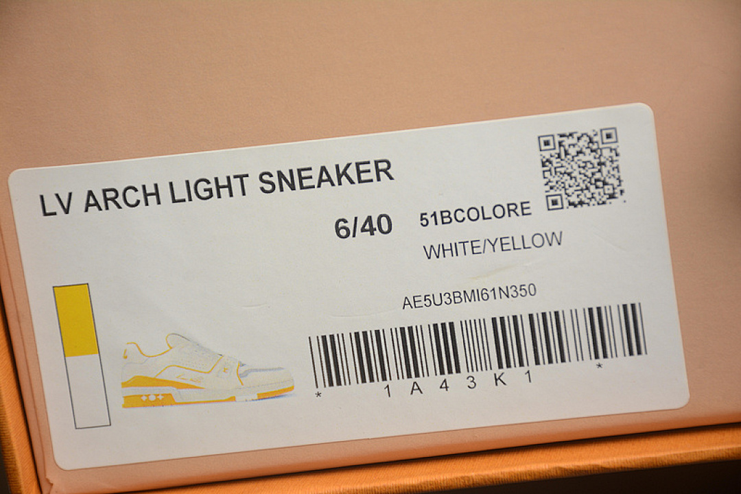 Louis Vuitton [2022TRAINER L*V LOUIS VUITTON TRAINER WHITE/ORANGE]-[WOMAN:35-39]-[MAN:40-45] - Image 3