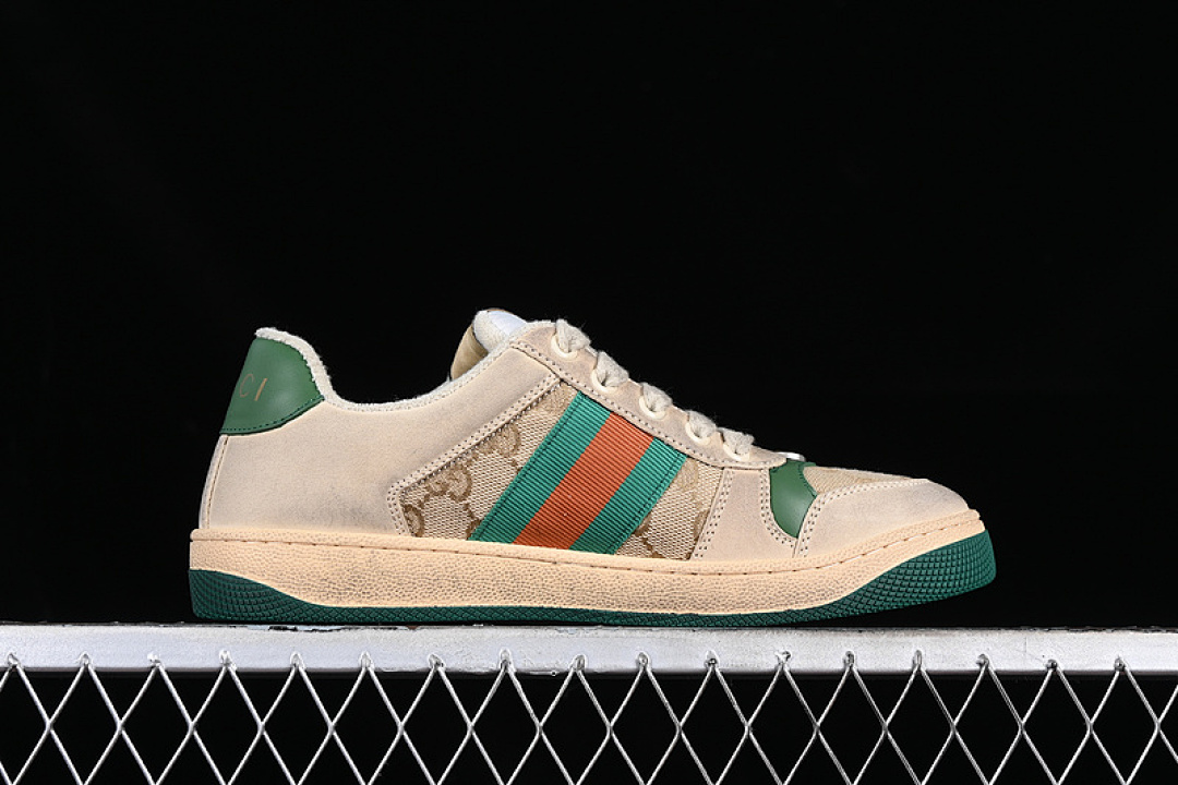 Gucci [9Y9209443]-[GU*CCI DISTRESSED SCREENER SNEAKER BROEN/GREY/GREEN]-[WOMAN:35-40] - Image 16