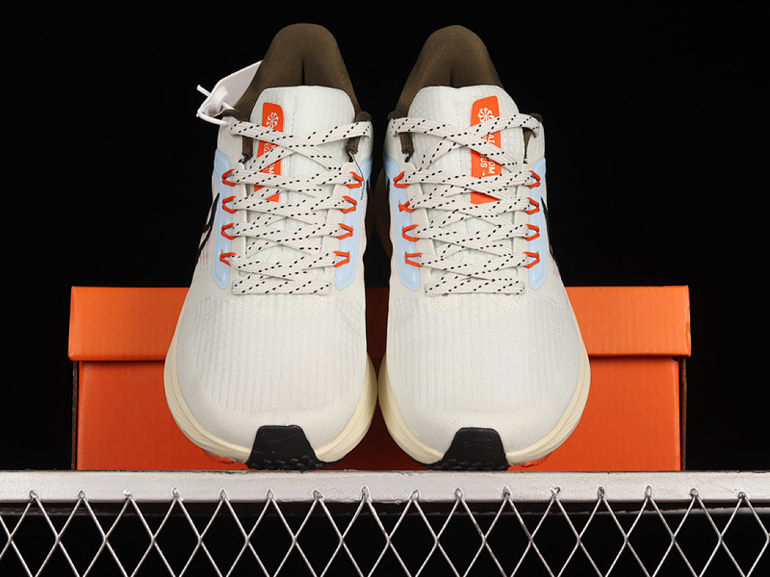 Nike [DX6050-101]-[AIR ZOOM PEGASUS 39 WHITE/TOTAL ORANGE/BLACK]-[WOMAN:36-39]-[MAN:40-45] - Image 12