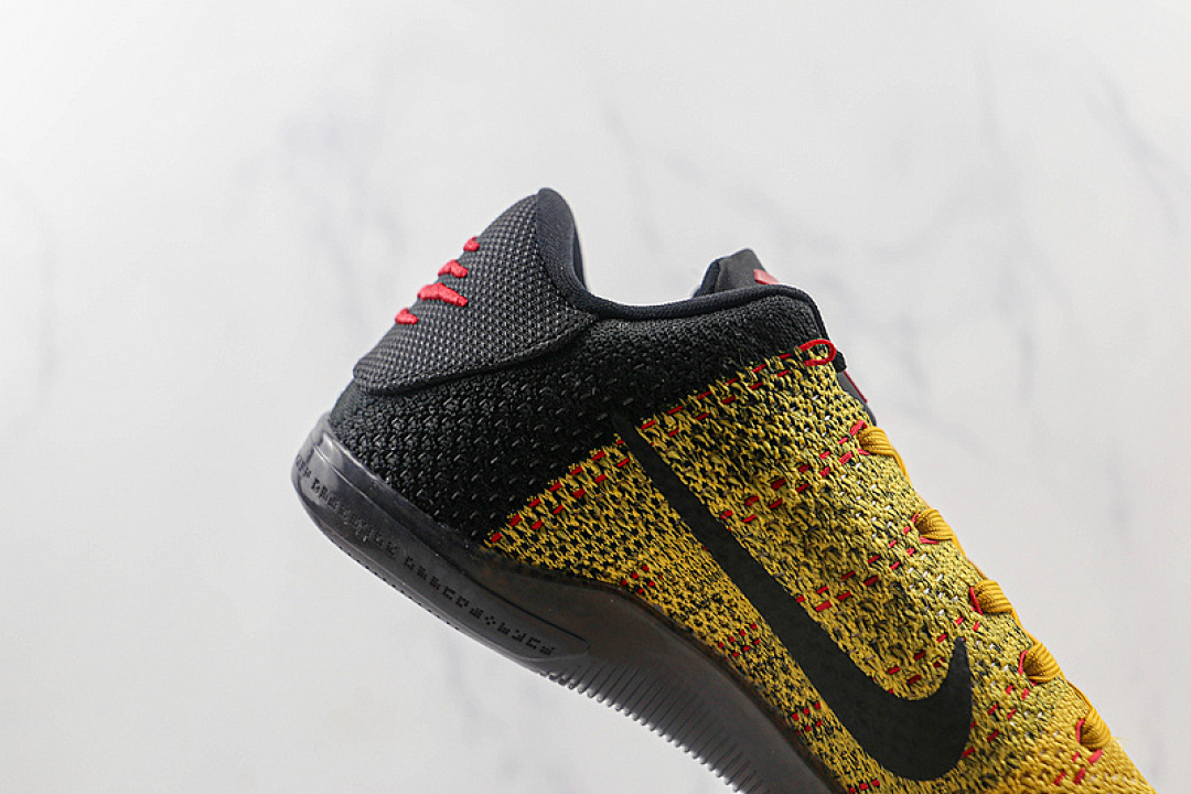 Nike [822675-706]-[KOBE 11 ELITE LOW BRUCE LEE UNIVERSITY GOLD/UNIVERSITY RED-BLACK]-[MAN:40-46] - Image 5