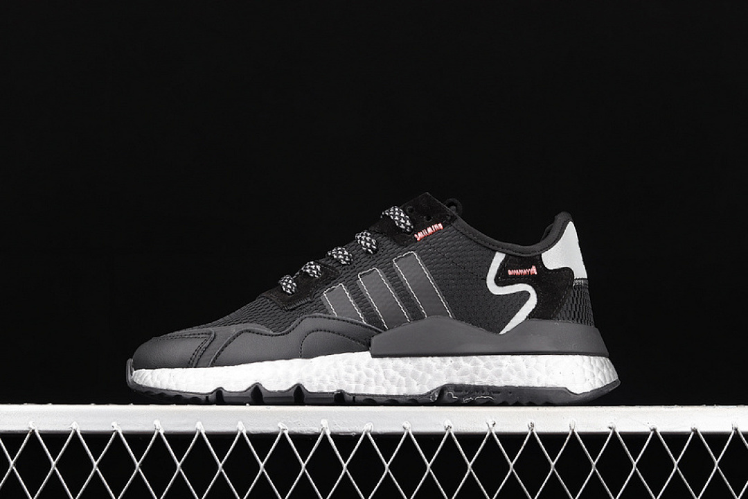 NITE JOGGER SHOES CORE BLACK/SHOCK RED/SILVER METALLIC · FV4137, photo 1